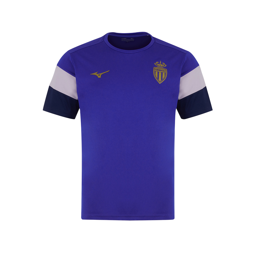 Mizuno Pre Match Jersey AS Monaco Men Spectrum Blue